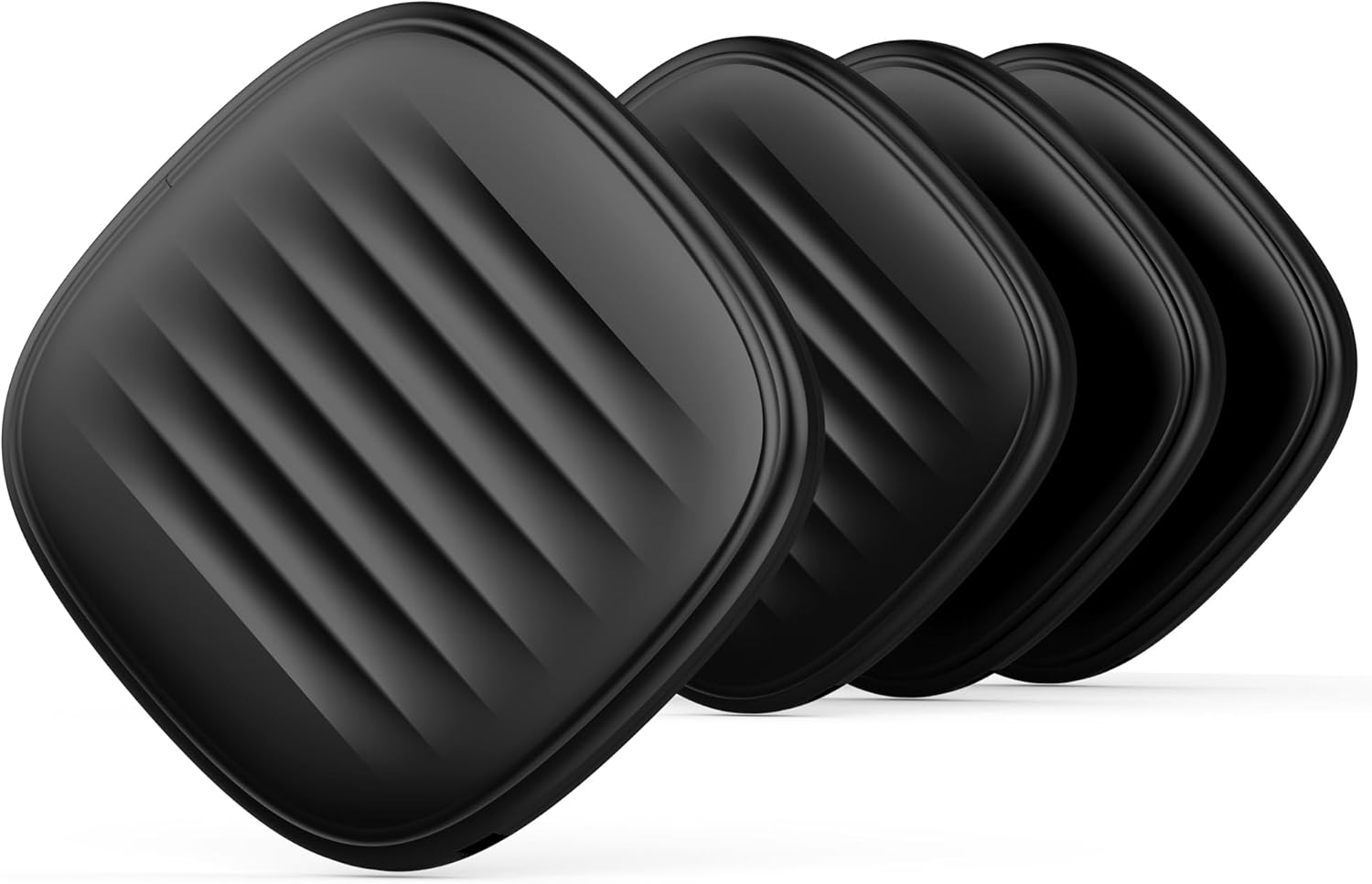 KINDEEP Set of 4 - Bluetooth Trackers - Black HB11 (for Apple systems)