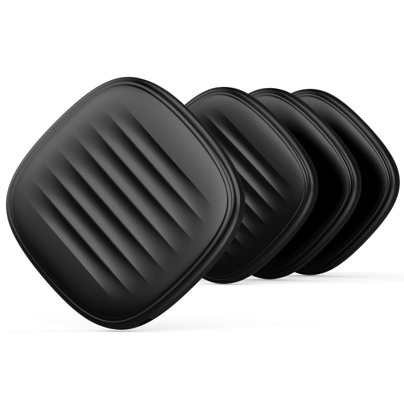KINDEEP Set of 4 - Bluetooth Trackers - Black HB11 (for Apple systems)