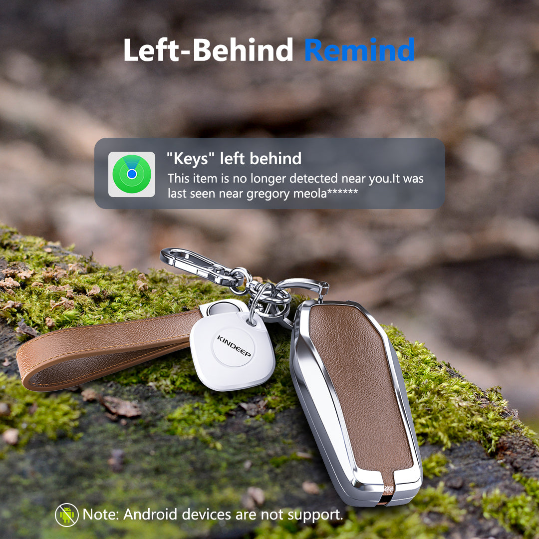 Kindeep Key Finder Wallet Locator for iOS-White Tracker for Apple Find My