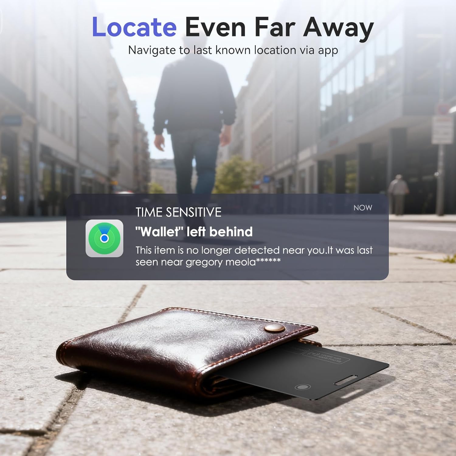 Kindeep Wallet Tracker Card: For Android & iOS