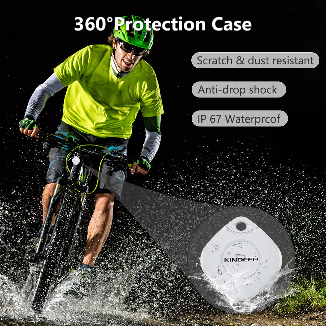 Kindeep Key Finder Wallet Locator for iOS-White Tracker for Apple Find My